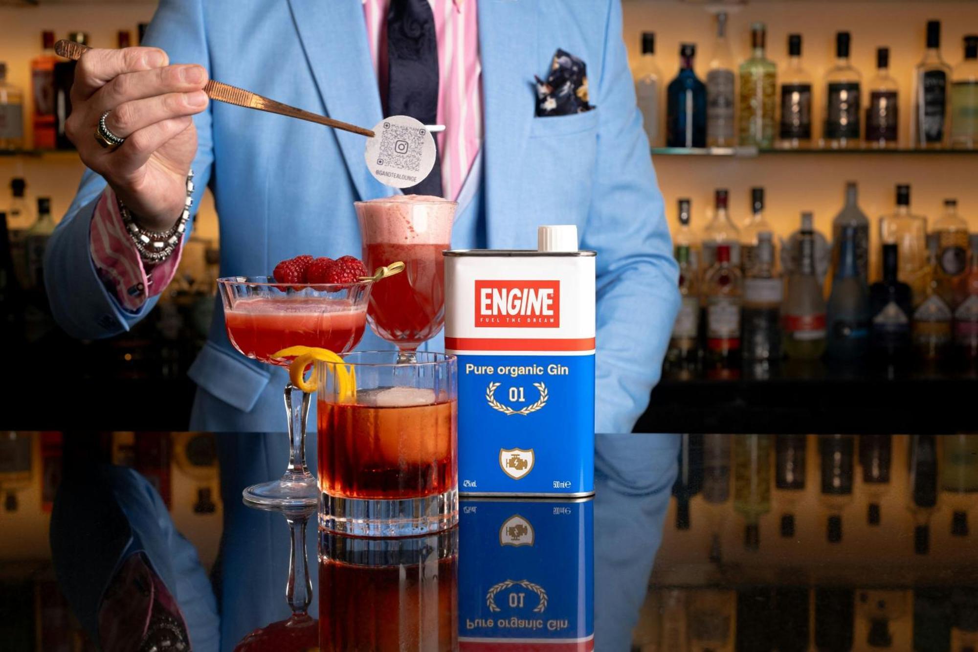 London Marriott Hotel Canary Wharf Dış mekan fotoğraf Engine Gin
